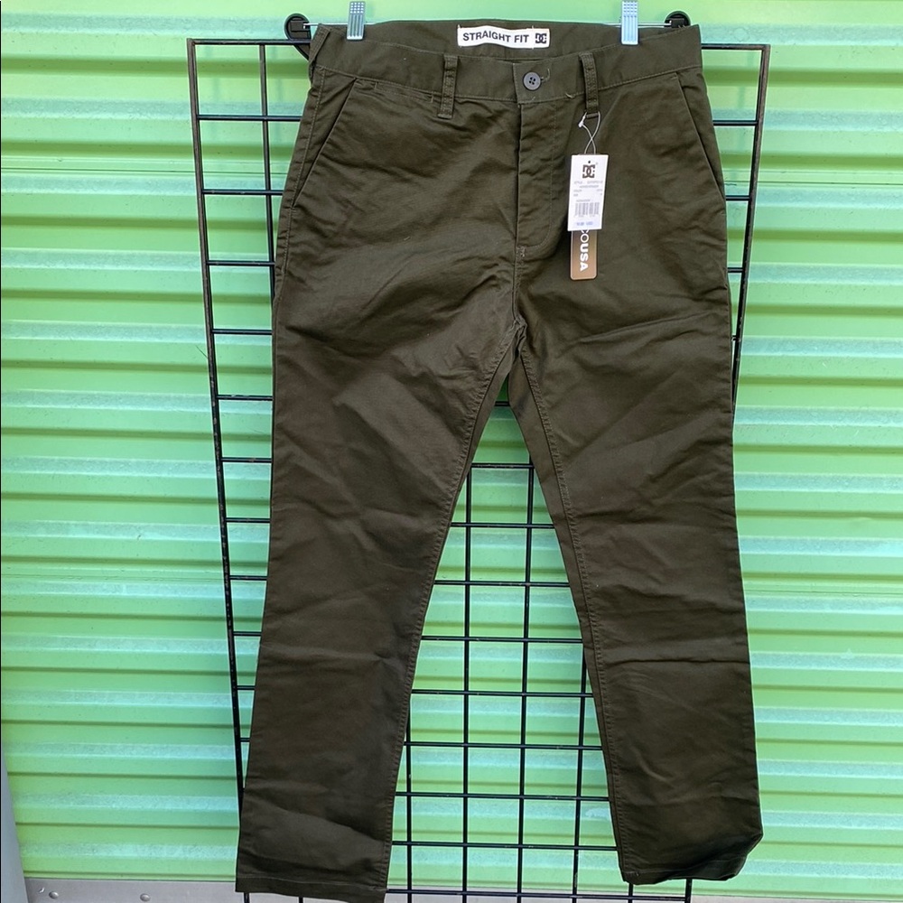 DC Green Chinos Straight Fit Pants